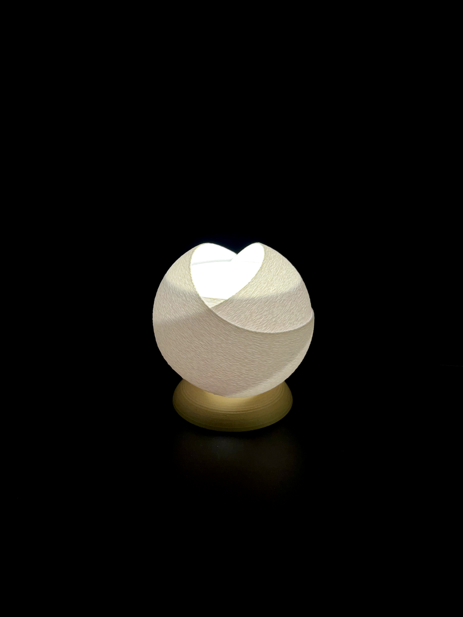 On Demand - Snowball Lamp - Small - White Pine - 6
